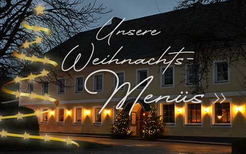 Haus in der Weihnachtszeit